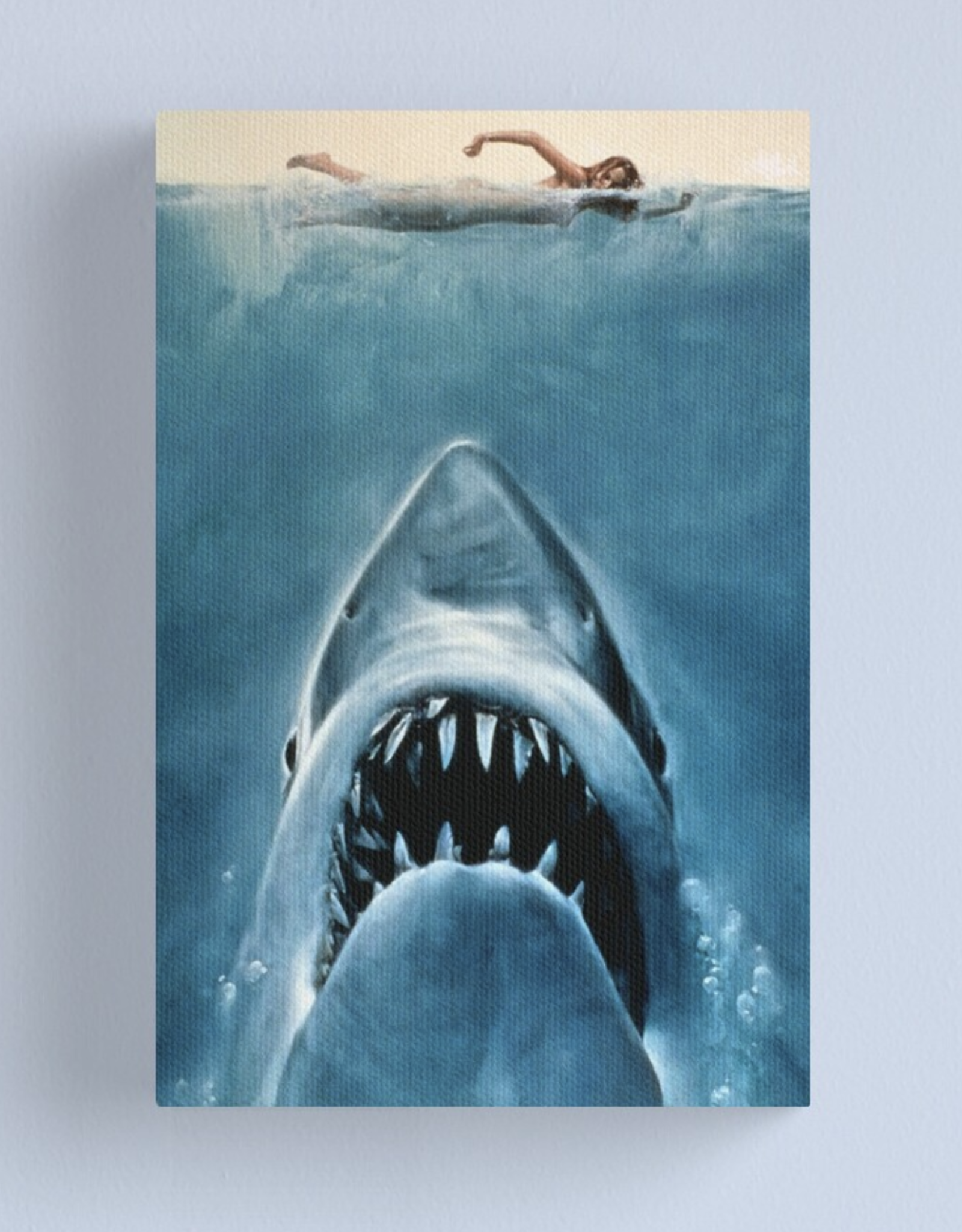 Jaws Shark Canvas - Medium