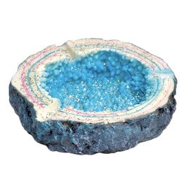 Blue Crystal Ashtray