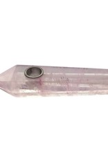 Cotton Candy Quartz Crystal Pipe