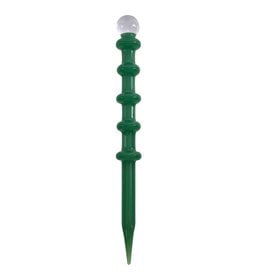 6" Glass Dabber - Green w/ Maria & CFL Top