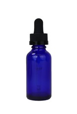 30ml Blue Glass Tincture Bottle with Child Resistant Dropper