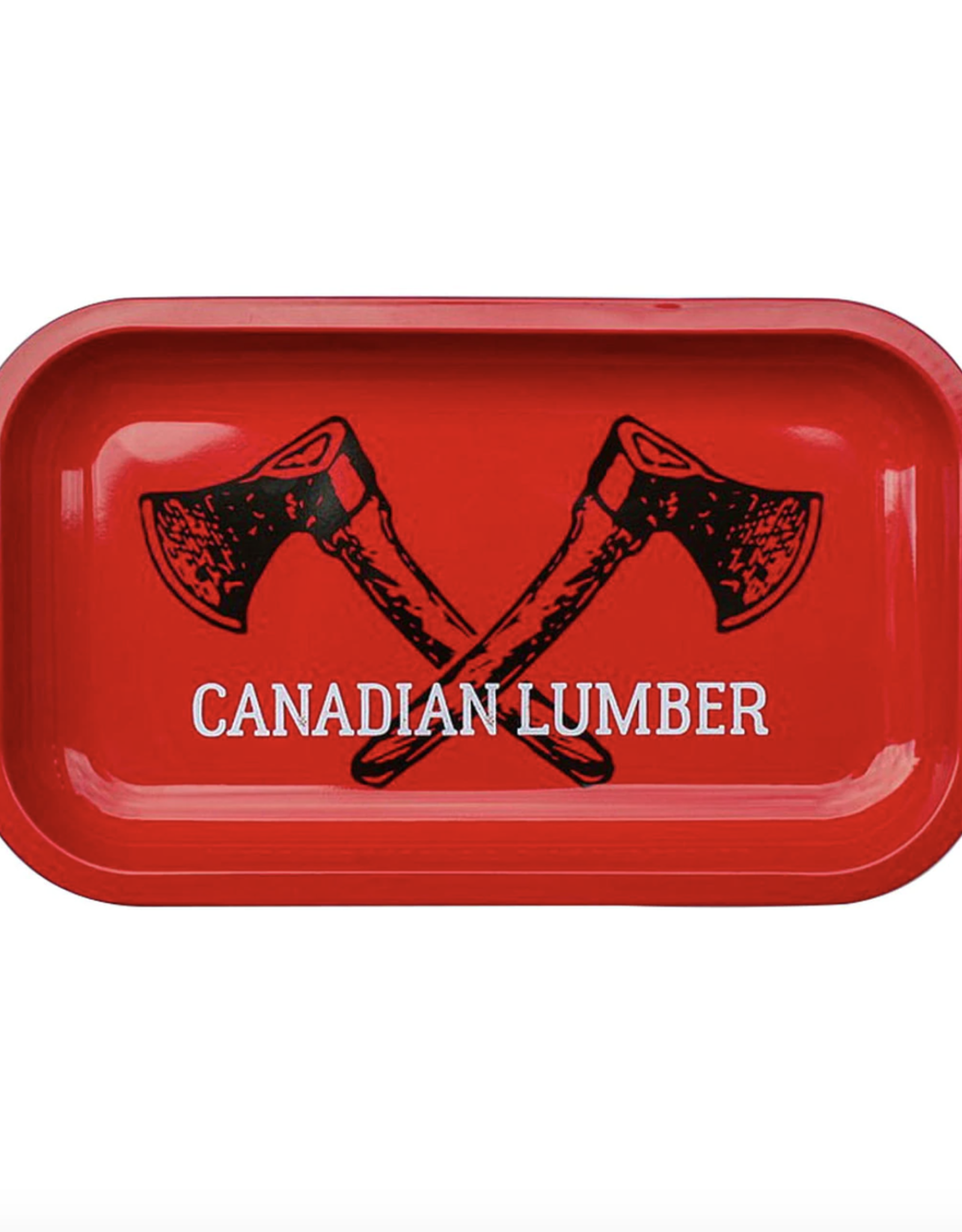 Canadian Lumber Metal Rolling Tray 10.5"x6.25" - Big Red