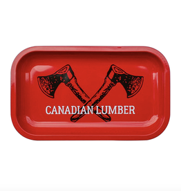 Canadian Lumber Metal Rolling Tray 10.5"x6.25" - Big Red