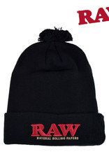 RAW RAW Pompom Hat - Black
