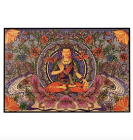 60" x 90" 3D Tapestry - Buddha Lotus