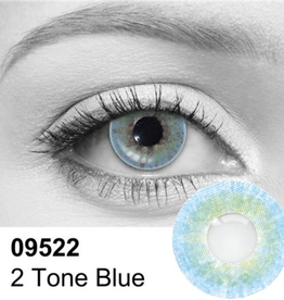 2 Tone Blue Contact Lenses