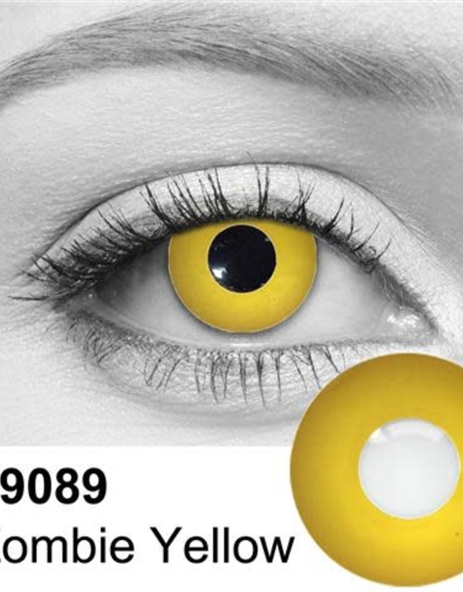 Zombie Yellow Contact Lenses