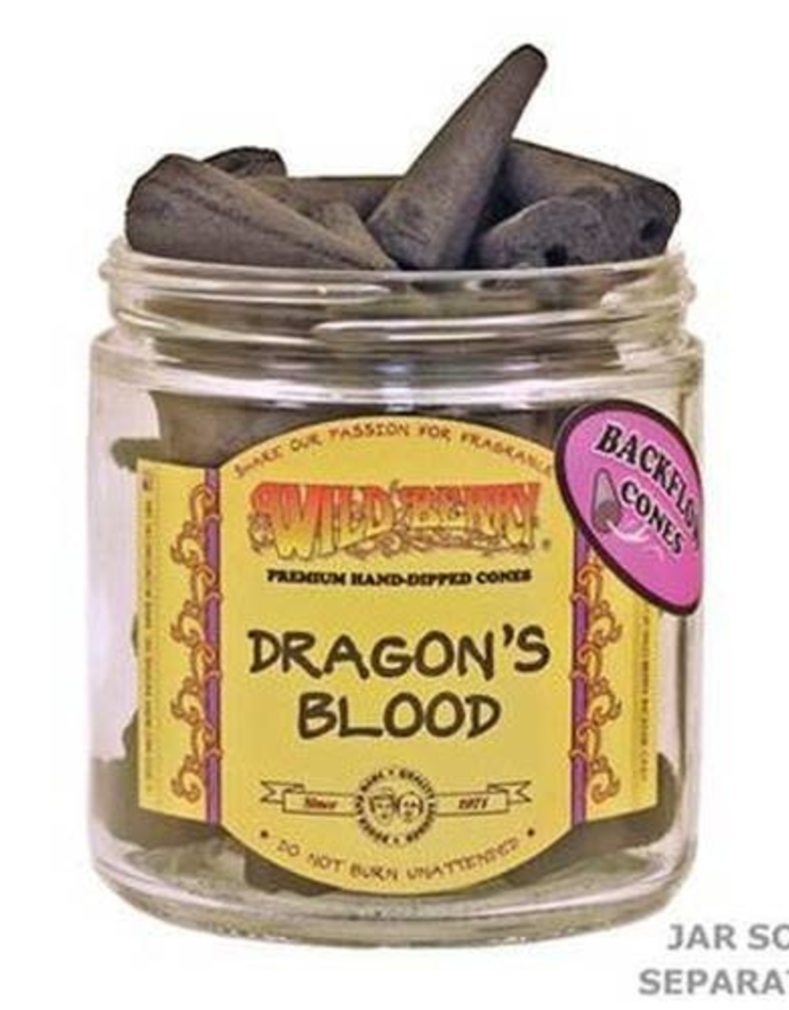 Wild Berry Back Flow Incense Cones - 25 Pack