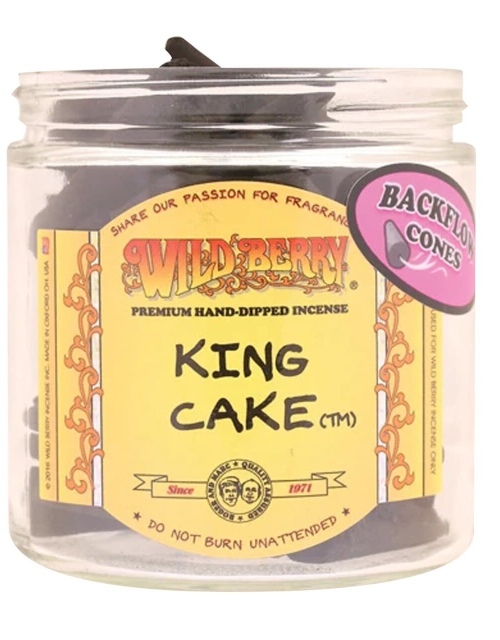 Wild Berry Back Flow Incense Cones - 25 Pack
