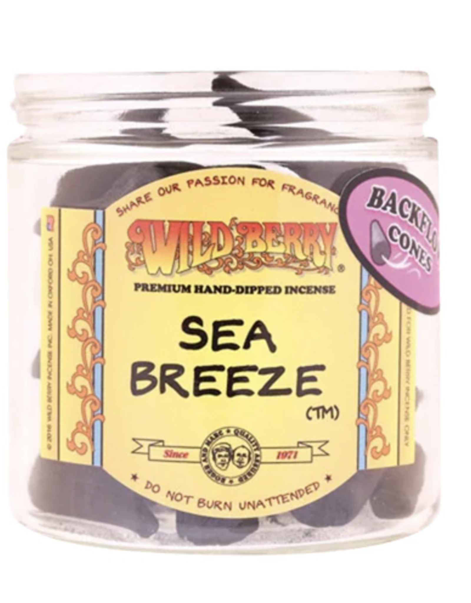 Wild Berry Back Flow Incense Cones - 25 Pack