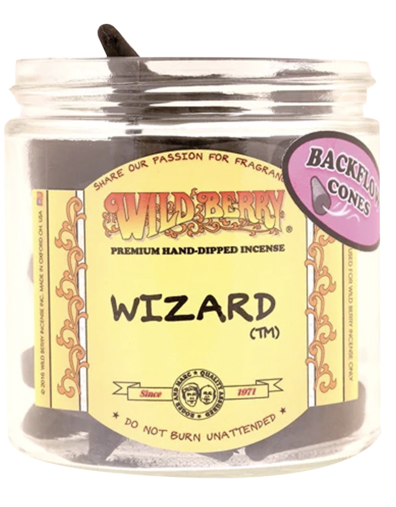 Wild Berry Back Flow Incense Cones - 25 Pack