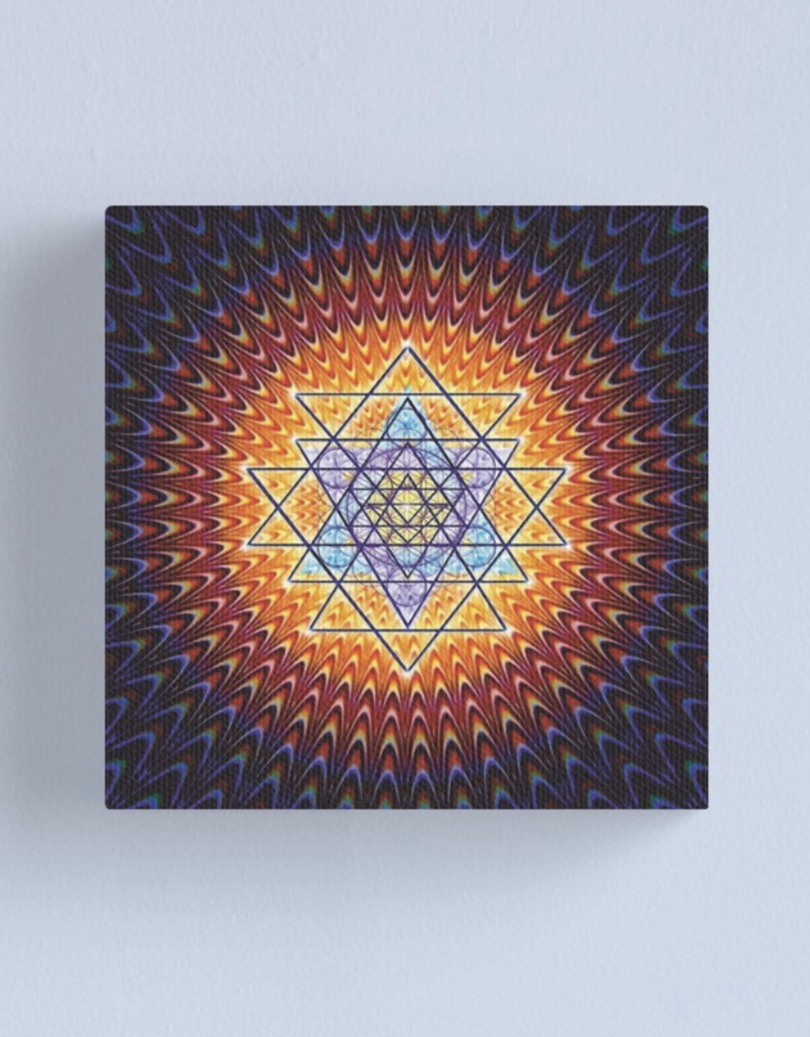 Cosmic Chakra Yantra (12) Canvas - Medium