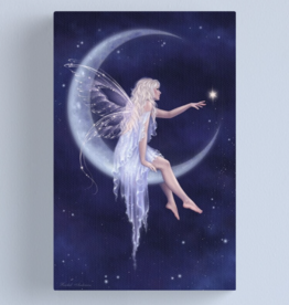 Birth of a Star Moon Fairy Canvas - Medium