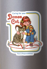 Caring For Your Demon Cat Sticker