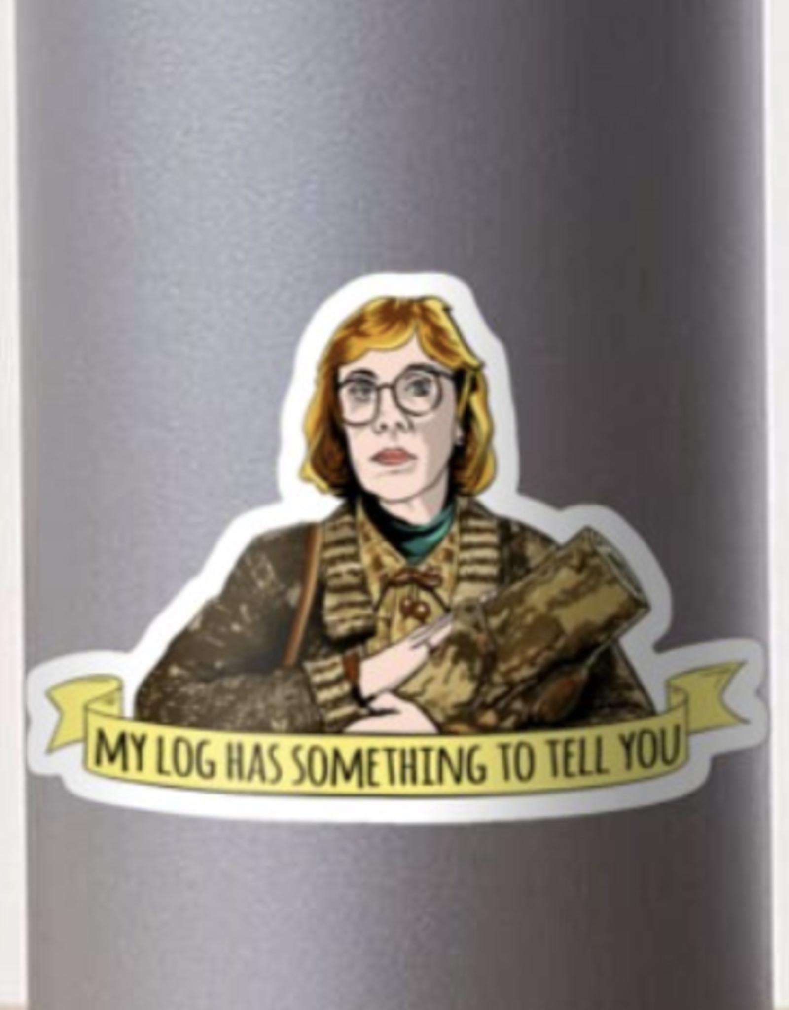 Twin Peaks Log Lady Sticker