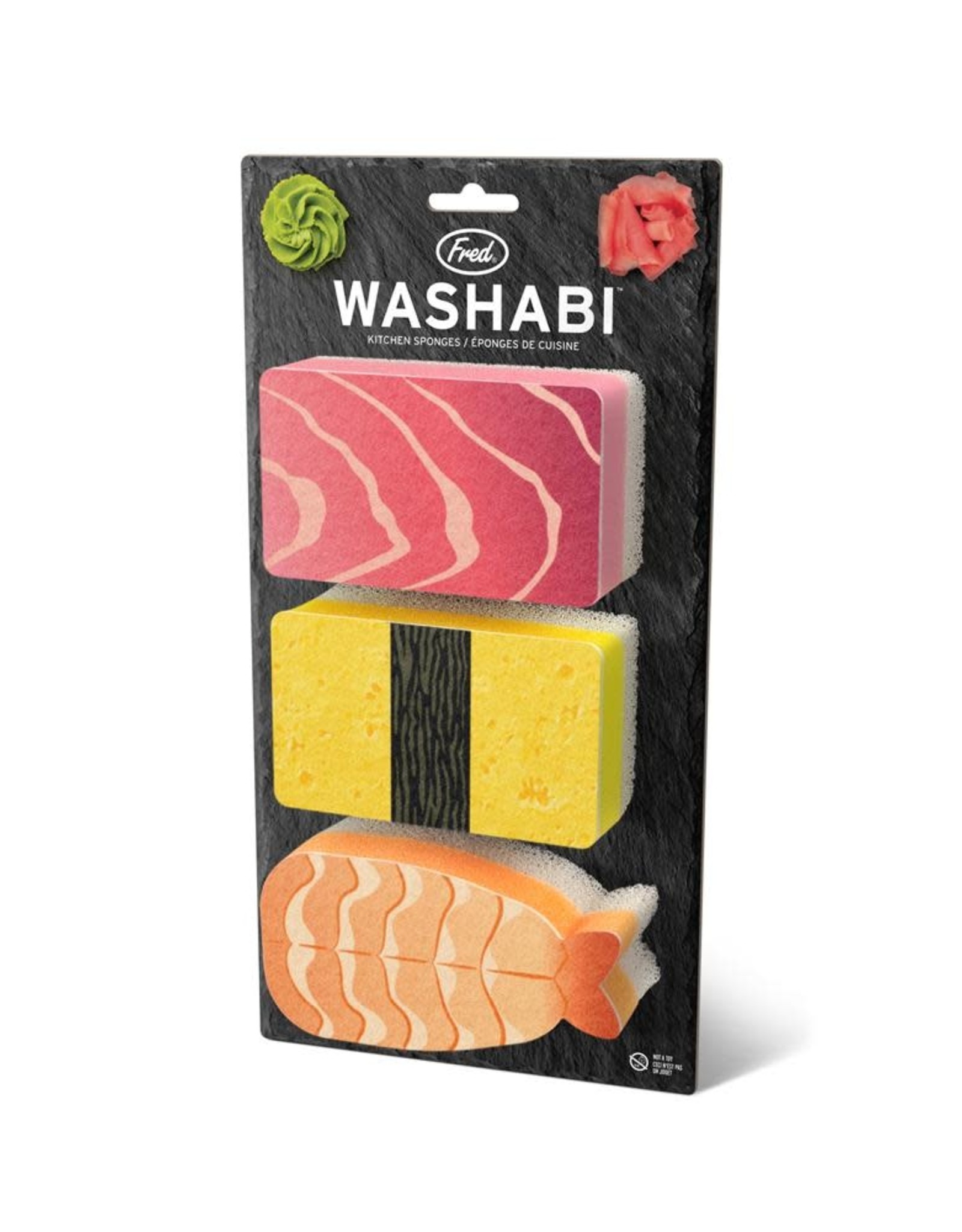 Washabi Sushi Sponges (3 Pack)