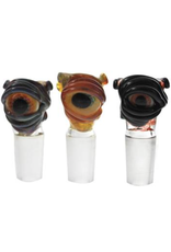 14mm Male Frit Eye Bowl by Shine Glassworks