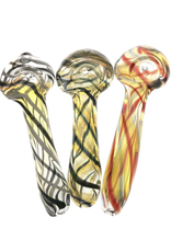 Small Colour Twist Spoon by Shine Glassworks