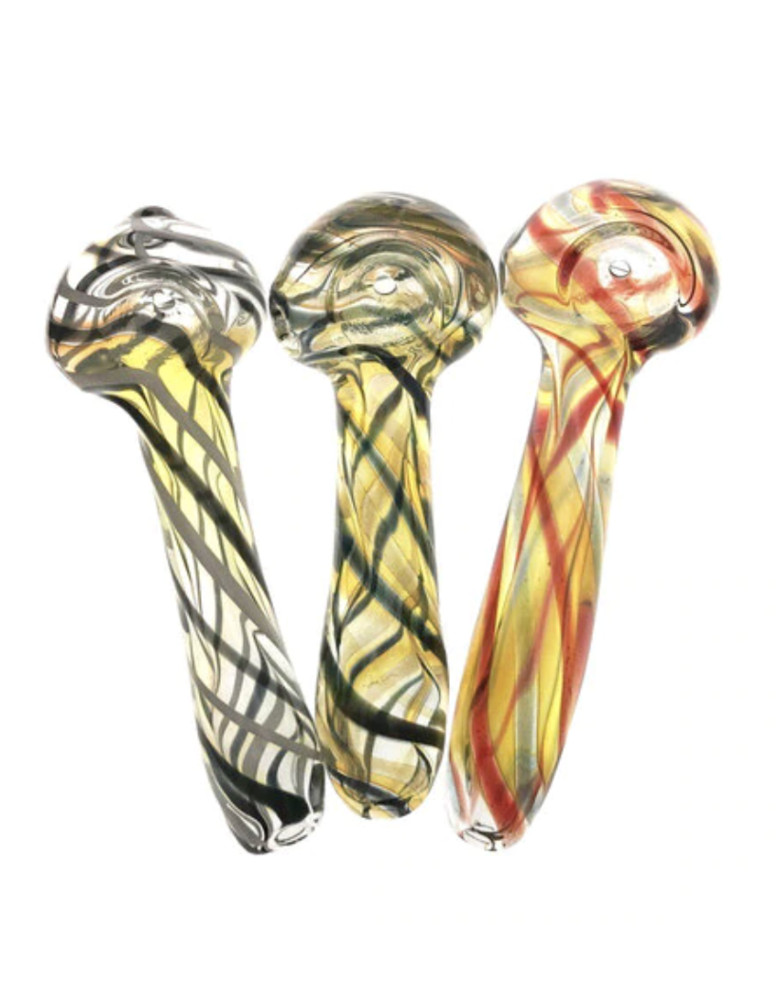 Small Colour Twist Spoon by Shine Glassworks