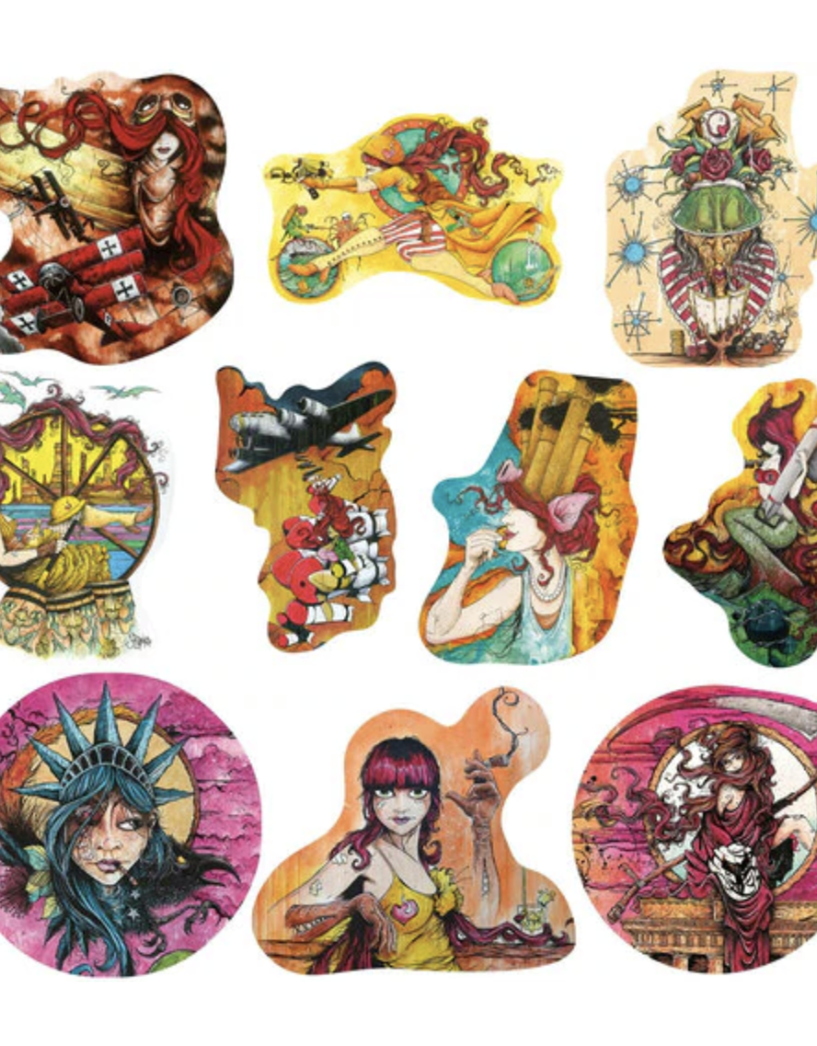 Sean Dietrich Art Sticker Series Volume 2 - (Sold Individually)