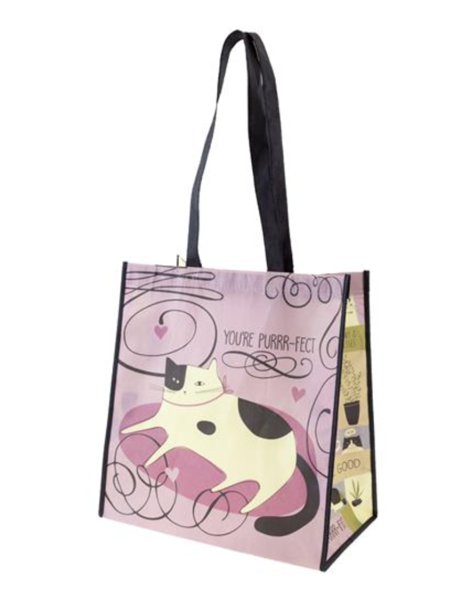 Recycled Large Gift Bag - Cat