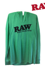 RAW RAW Lightweight Green Hoodie