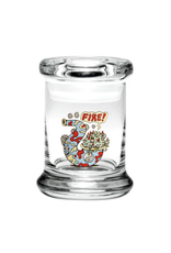 420 Science Pop Top Jar - Fire Bud