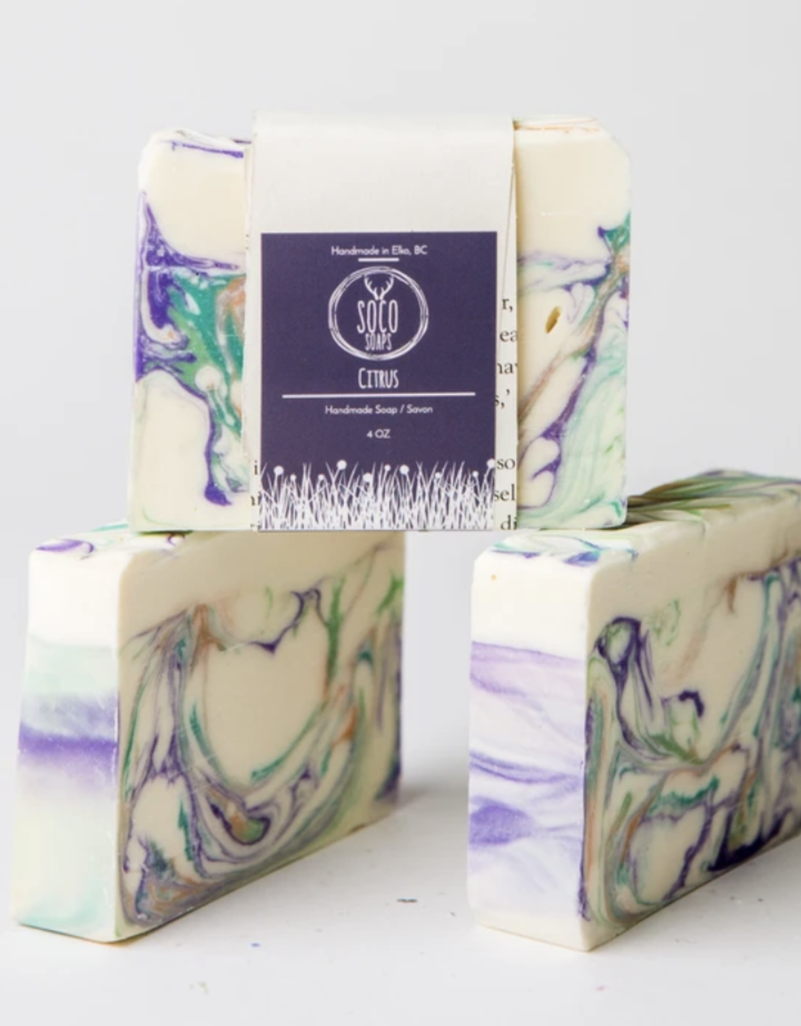 Citrus Swirl Soap by Soco Soaps