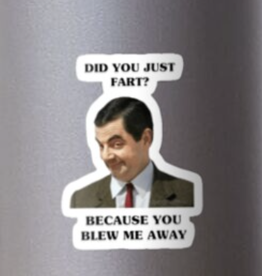 Mr. Bean Fart Sticker