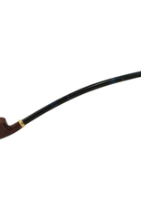 15" Curved Pear Style Rosewood Pipe by Shire Pipes