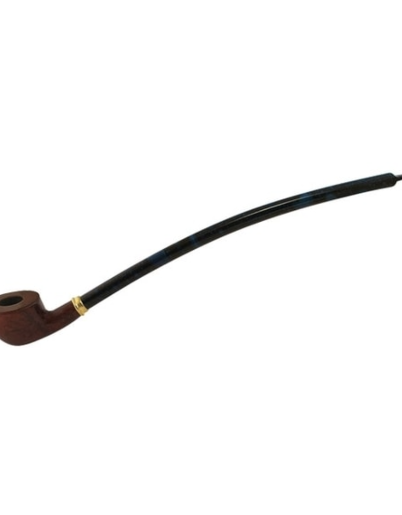 15" Curved Pear Style Rosewood Pipe by Shire Pipes