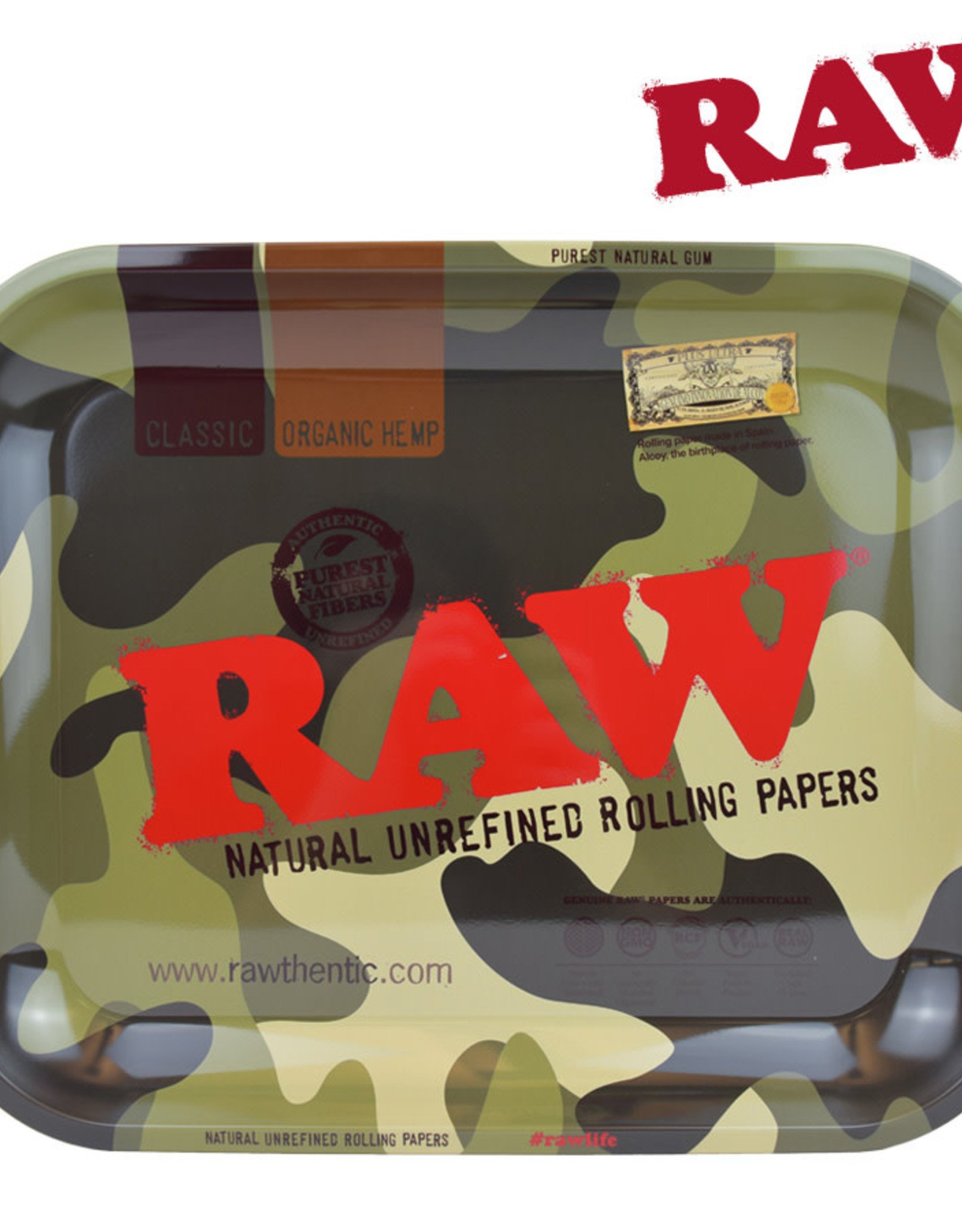 RAW RAW Camo Rolling Tray - Large