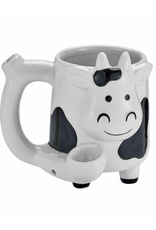 Premium Roast & Toast Mug w/ Pipe - Cow