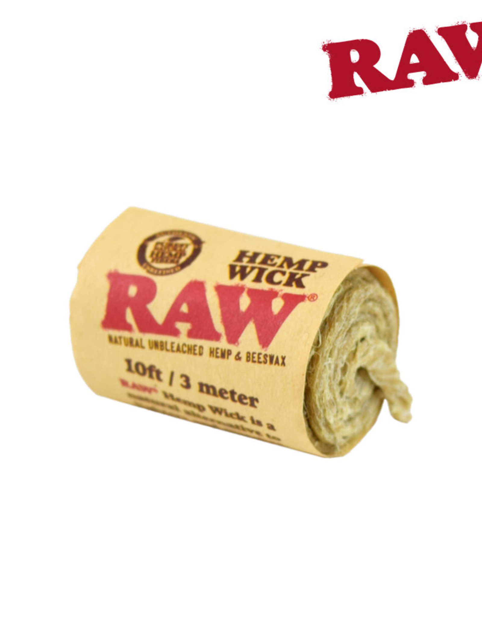 RAW RAW Hemp Wick 10' Roll