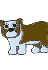 Heidi Barack Bulldog Enamel Pin