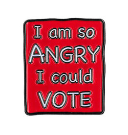 So Angry I Could Vote Enamel Pin