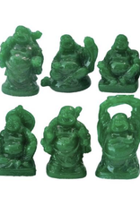 2" Happy Buddha - Green