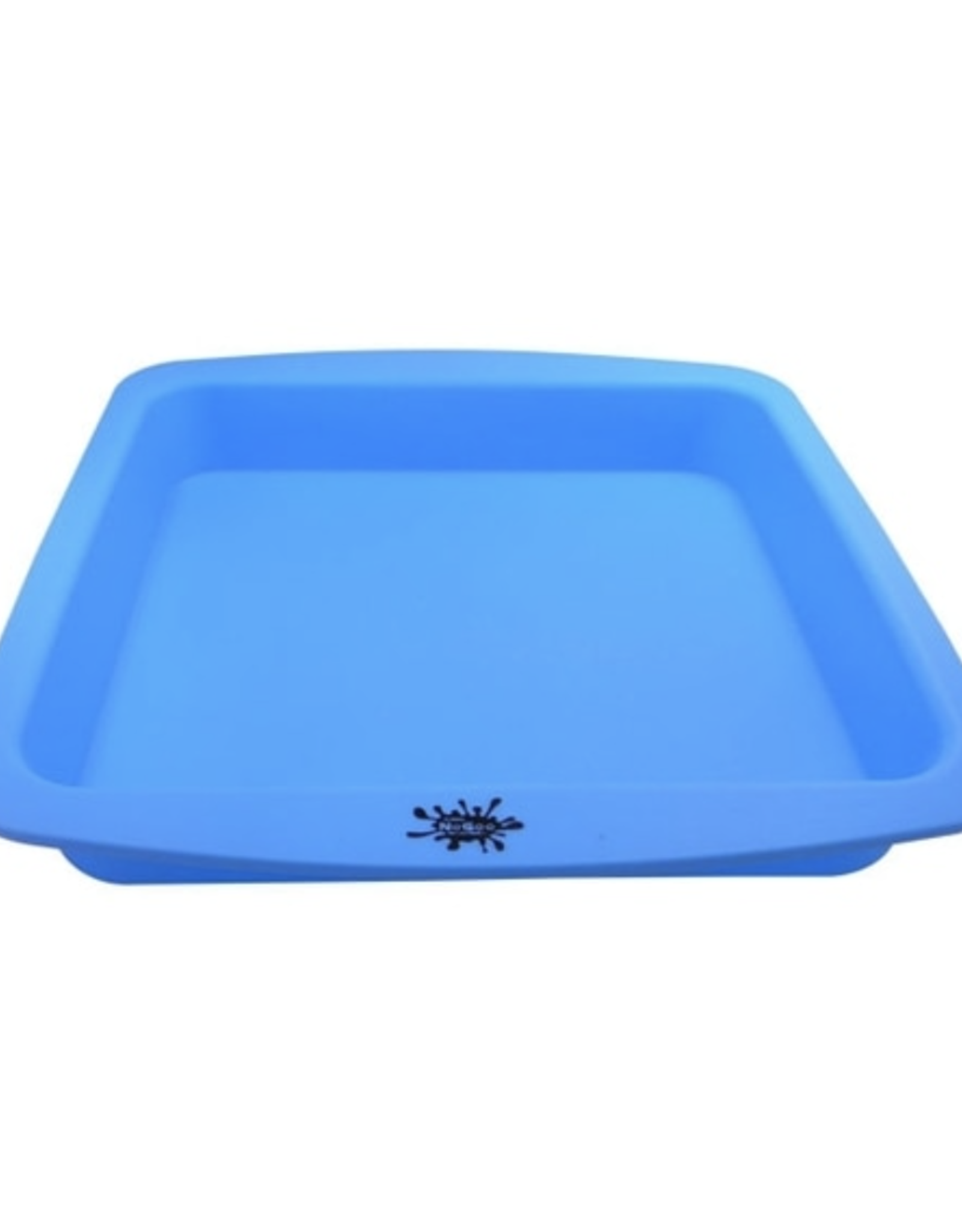 NoGoo Silicone 8"x8" Square Deep Dish - Blue