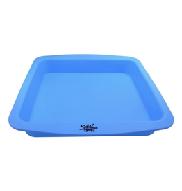 NoGoo Silicone 8"x8" Square Deep Dish - Blue