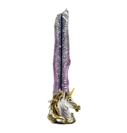 10" Unicorn w/ Jewel Incense Burner