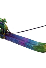 12" Multi-Coloured Dragon Incense Burner