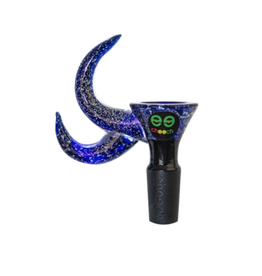 14mm Double Horn Dichro Bowl by Cheech