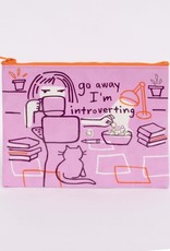 Go Away Introverting Zipper Pouch