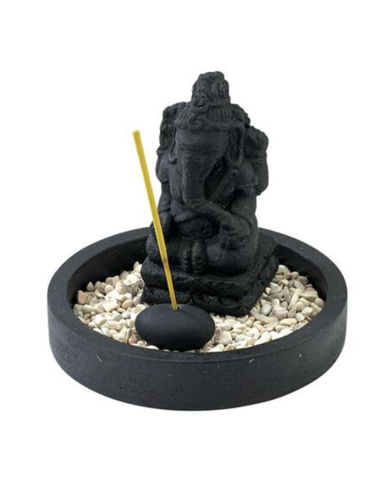 5" Ganesh Stone Incense Burner