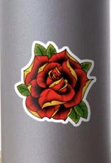 Neotraditional Rose Sticker