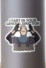 Monty Python Fart Sticker