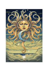 Intertwined Sun & Moon 3D Tapestry - 60" x 90"