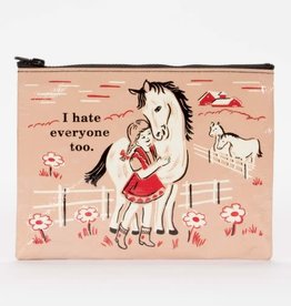 I Hate Everyone Too Zipper Pouch