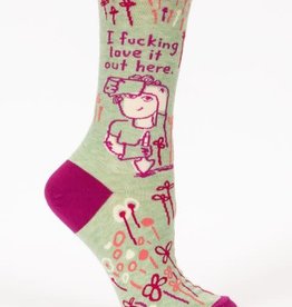 Fucking Love It Garden Crew Socks