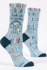 Fuck Off I'm Reading Crew Socks